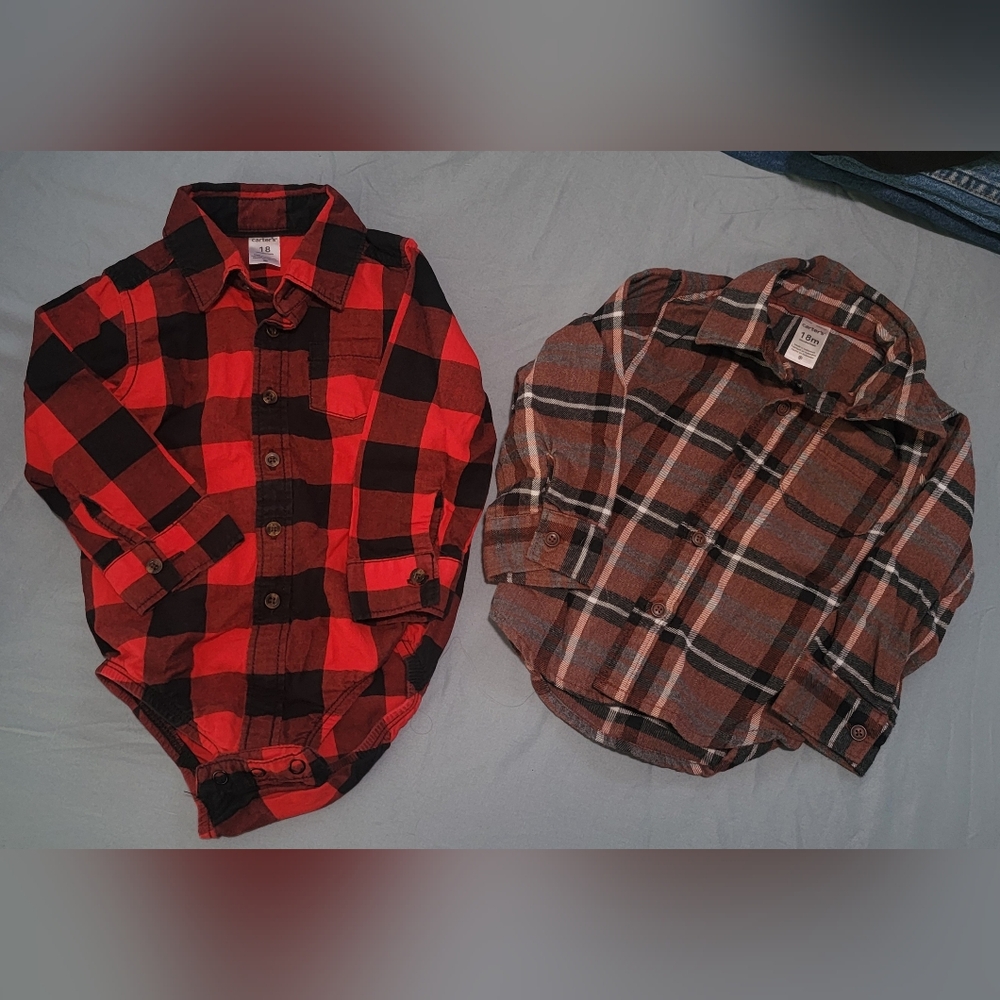 Flannel Boys Clothes, size 18 months